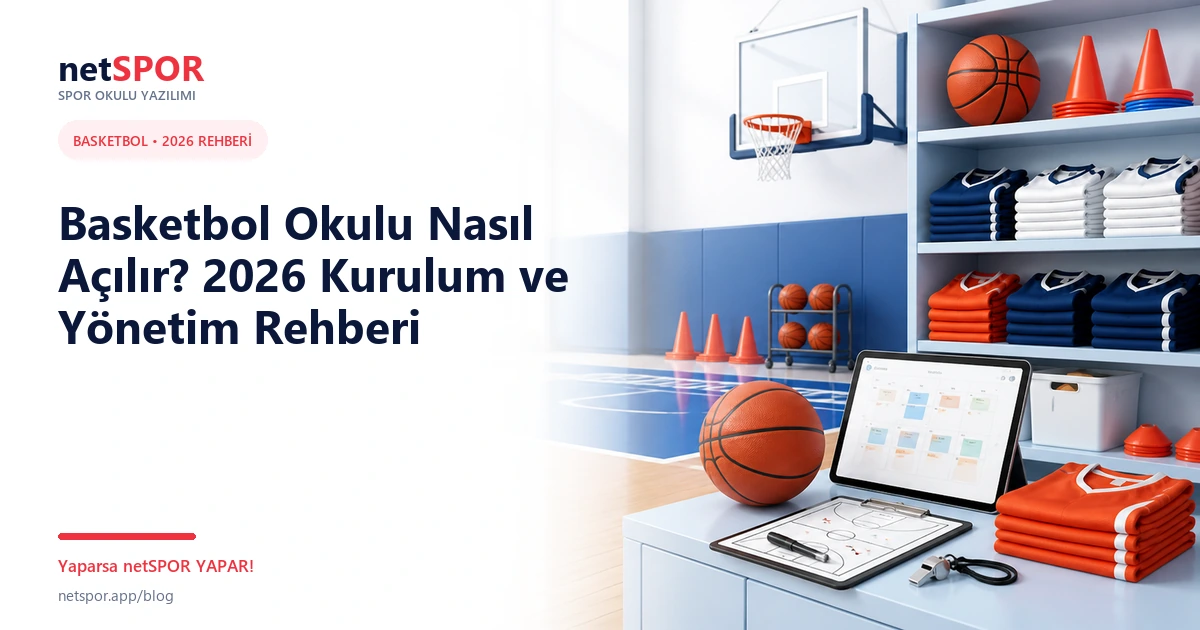 Basketbol Okulu Nasıl Açılır? 2026 Kurulum ve Yönetim Rehberi