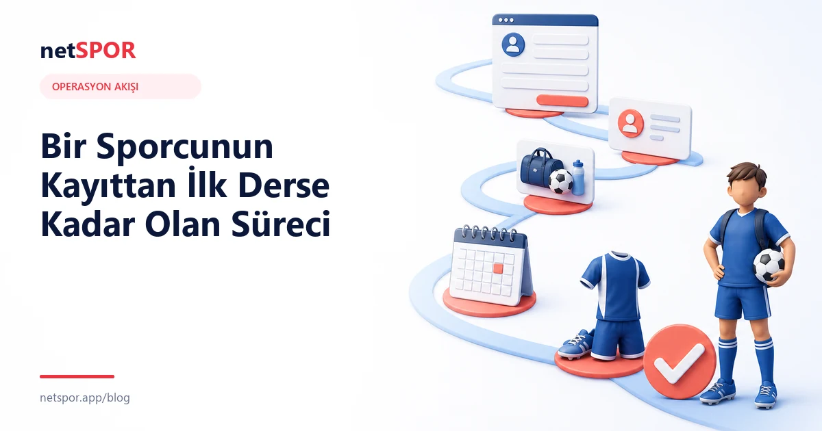 Bir Sporcunun Kayıttan İlk Derse Kadar Olan Süreci